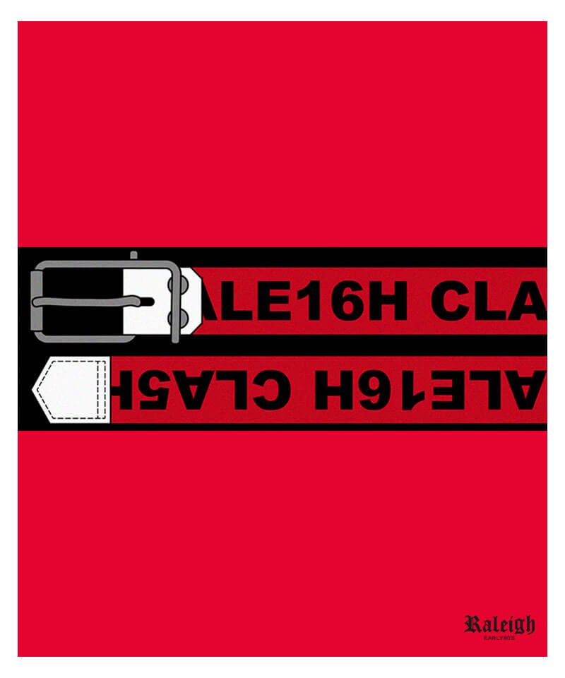 RALEIGH / ꡼RED MOTEL / åɥ⡼ƥ  RALE16H CLA5H HANGING DOWN LEATHER BELT (RED)ʲ