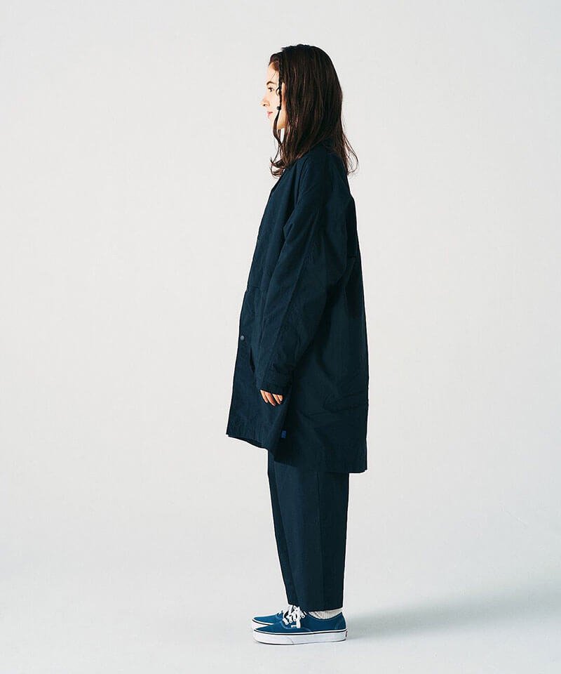 STYLE /  Frame switchwear / BIG POCKET SHOP COAT (BLACK)ʲ2