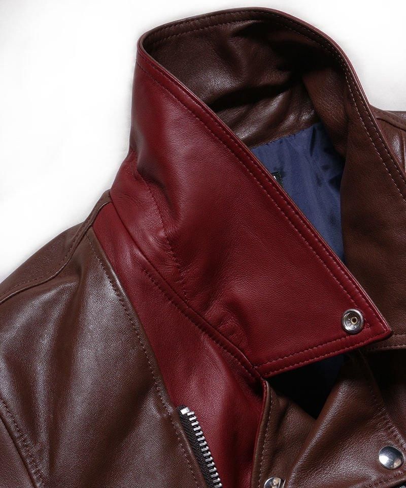 RALEIGH / ꡼RED MOTEL / åɥ⡼ƥ 〜This Is Your Bloody Valentine〜 BICOLOR LEATHER JACKET (RED MOTEL 25th Anniversary Verʲ6