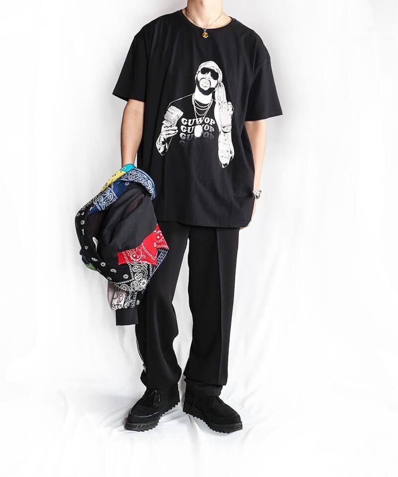 RALEIGH / ꡼RED MOTEL / åɥ⡼ƥ áSPACE RENDEZ-VOUS (part2) TWO-TUCK TROUSERS (BLACK / Wide Tapered)ʲ14