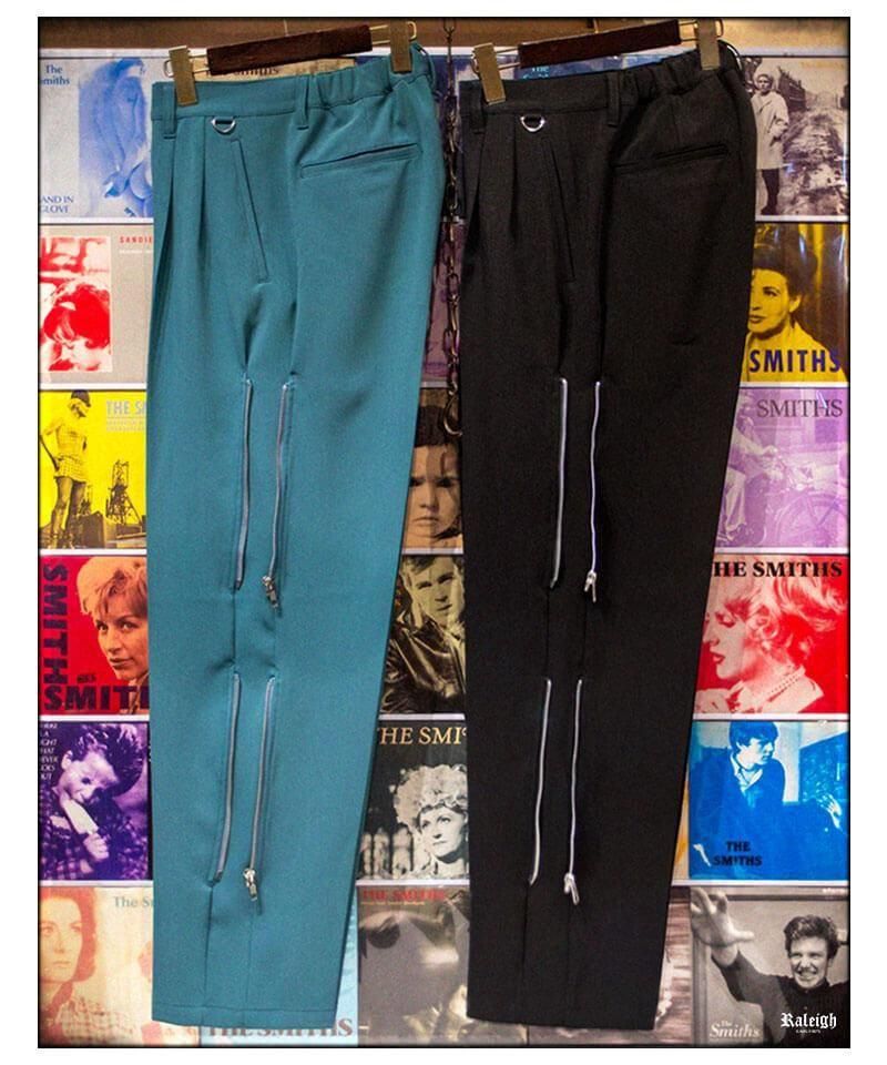 RALEIGH / ꡼RED MOTEL / åɥ⡼ƥ áSPACE RENDEZ-VOUS (part2) TWO-TUCK TROUSERS (BLACK / Wide Tapered)ʲ16