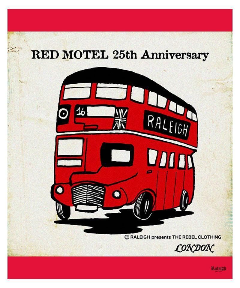 RALEIGH / ꡼RED MOTEL / åɥ⡼ƥ áLONDON SOUVENIR SHOP INSIDE-OUT LAYERED L/S T-SHIRTS (WHITExBLACK)ʲ18