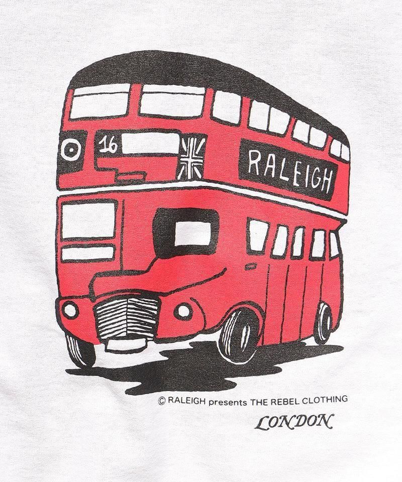 RALEIGH / ꡼RED MOTEL / åɥ⡼ƥ áLONDON SOUVENIR SHOP INSIDE-OUT LAYERED L/S T-SHIRTS (WHITExBLACK)ʲ3