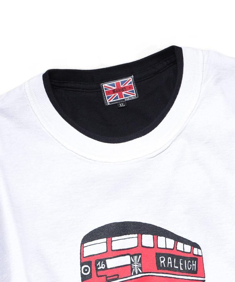 RALEIGH / ꡼RED MOTEL / åɥ⡼ƥ áLONDON SOUVENIR SHOP INSIDE-OUT LAYERED L/S T-SHIRTS (WHITExBLACK)ʲ8