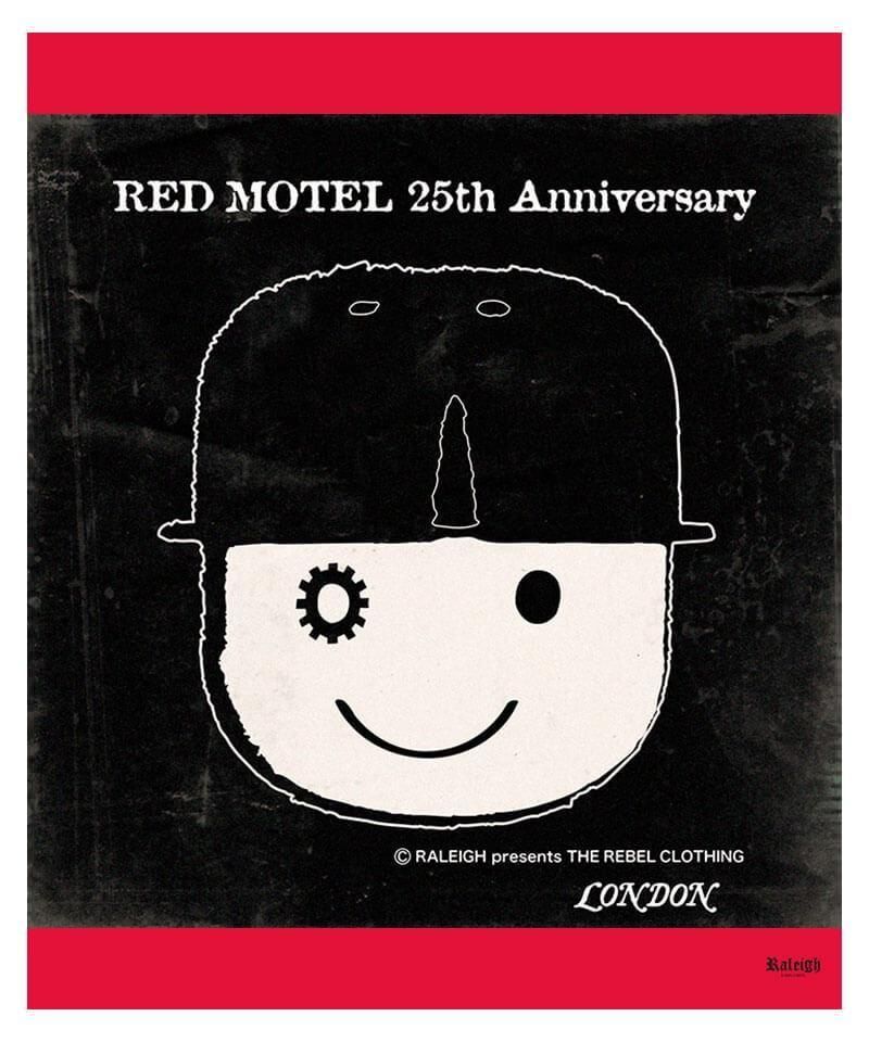RALEIGH / ꡼RED MOTEL / åɥ⡼ƥ áLONDON SOUVENIR SHOP INSIDE-OUT LAYERED L/S T-SHIRTS (BLACKxWHITE)ʲ13