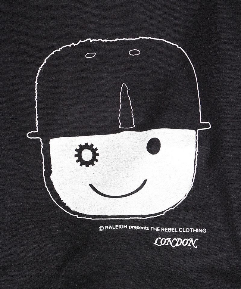 RALEIGH / ꡼RED MOTEL / åɥ⡼ƥ áLONDON SOUVENIR SHOP INSIDE-OUT LAYERED L/S T-SHIRTS (BLACKxWHITE)ʲ3