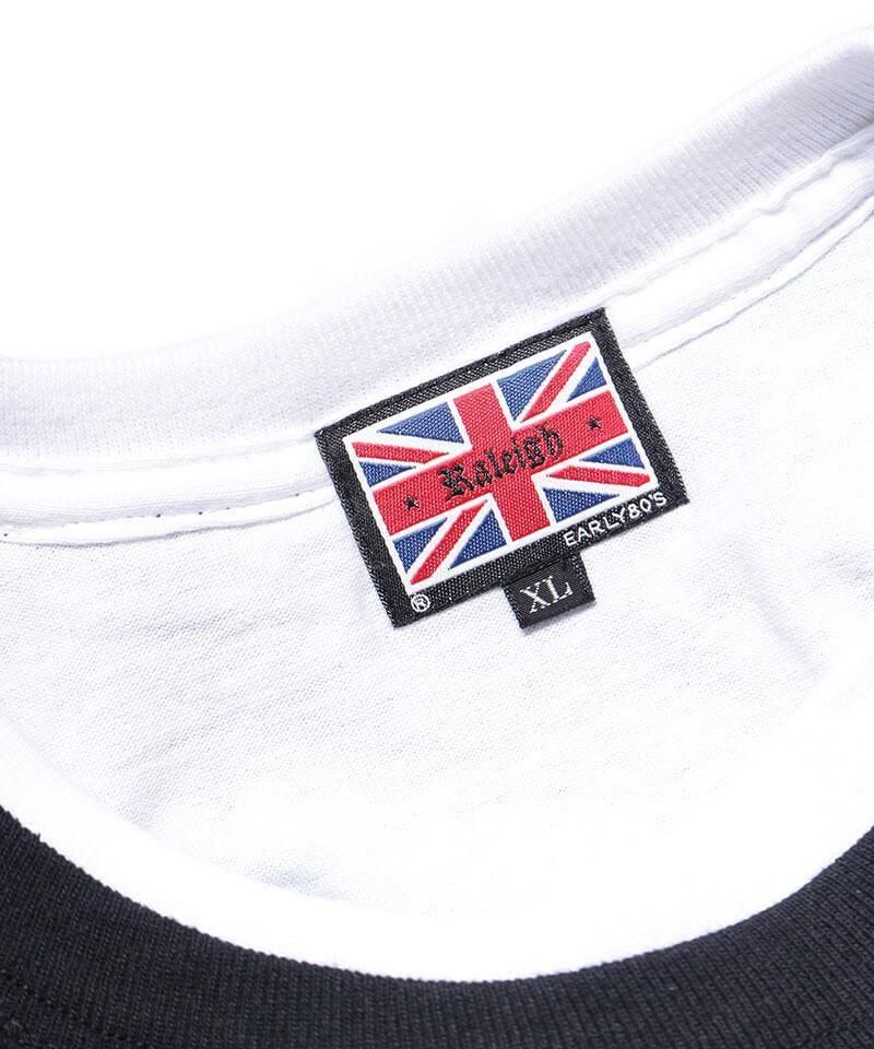 RALEIGH / ꡼RED MOTEL / åɥ⡼ƥ áLONDON SOUVENIR SHOP INSIDE-OUT LAYERED L/S T-SHIRTS (BLACKxWHITE)ʲ9