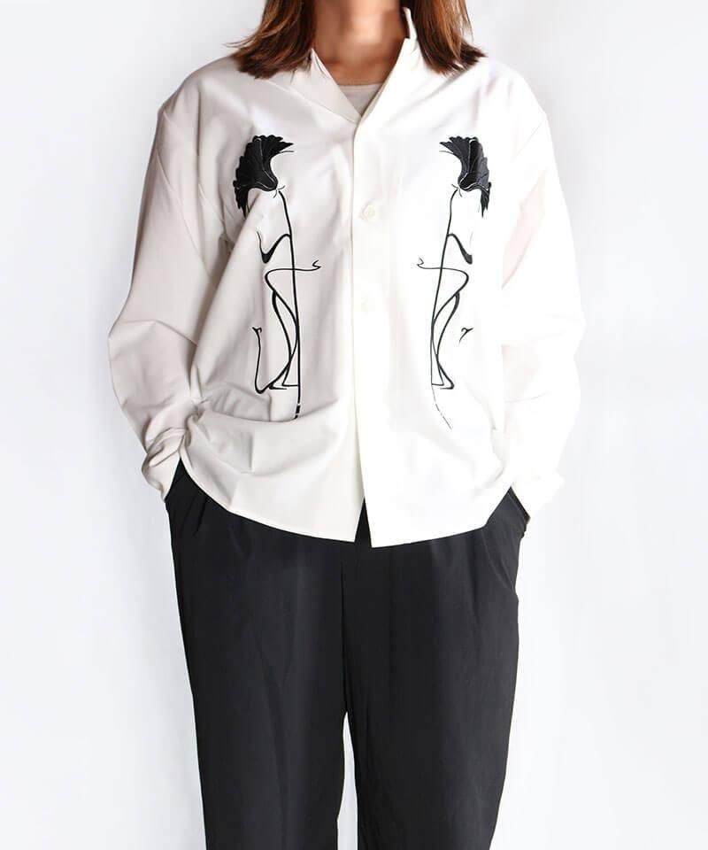 NIL DUE / NIL UN TOKYO / ˥ ǥ奨 / ˥  ȡ硼 EMBROIDERY OC SHIRT (WHITE)ʲ12