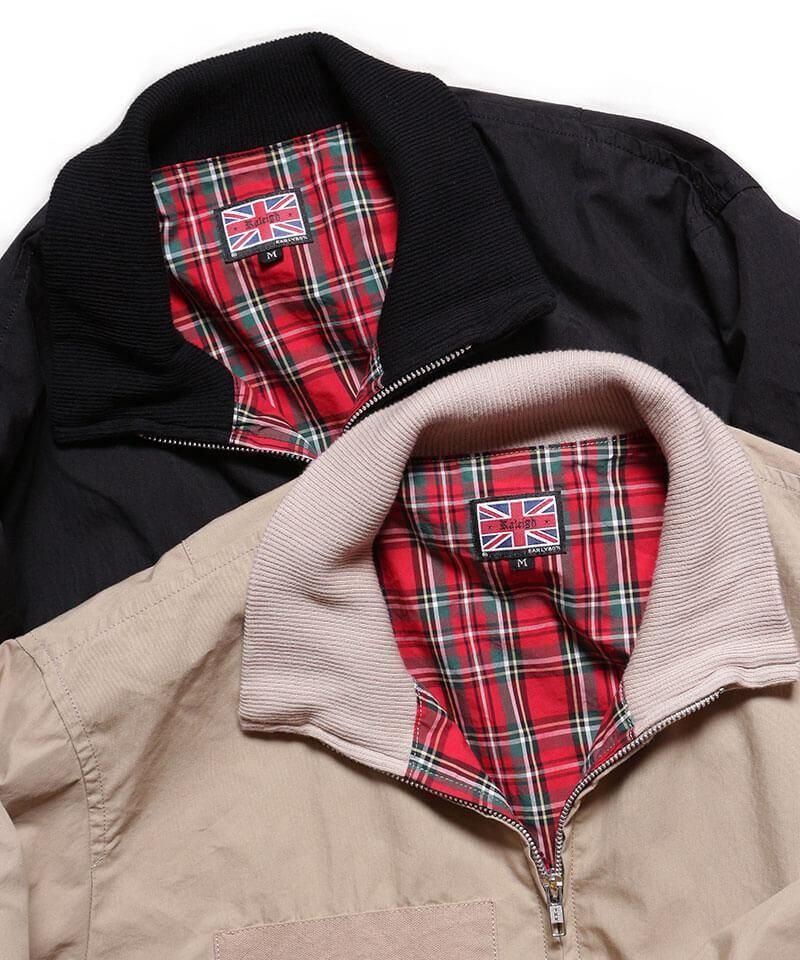 RALEIGH / ꡼RED MOTEL / åɥ⡼ƥ áLa-Dee-Da, La-Dee-Da HARRINGTON JACKET (SAND BEIGE x RED TARTAN)ʲ11
