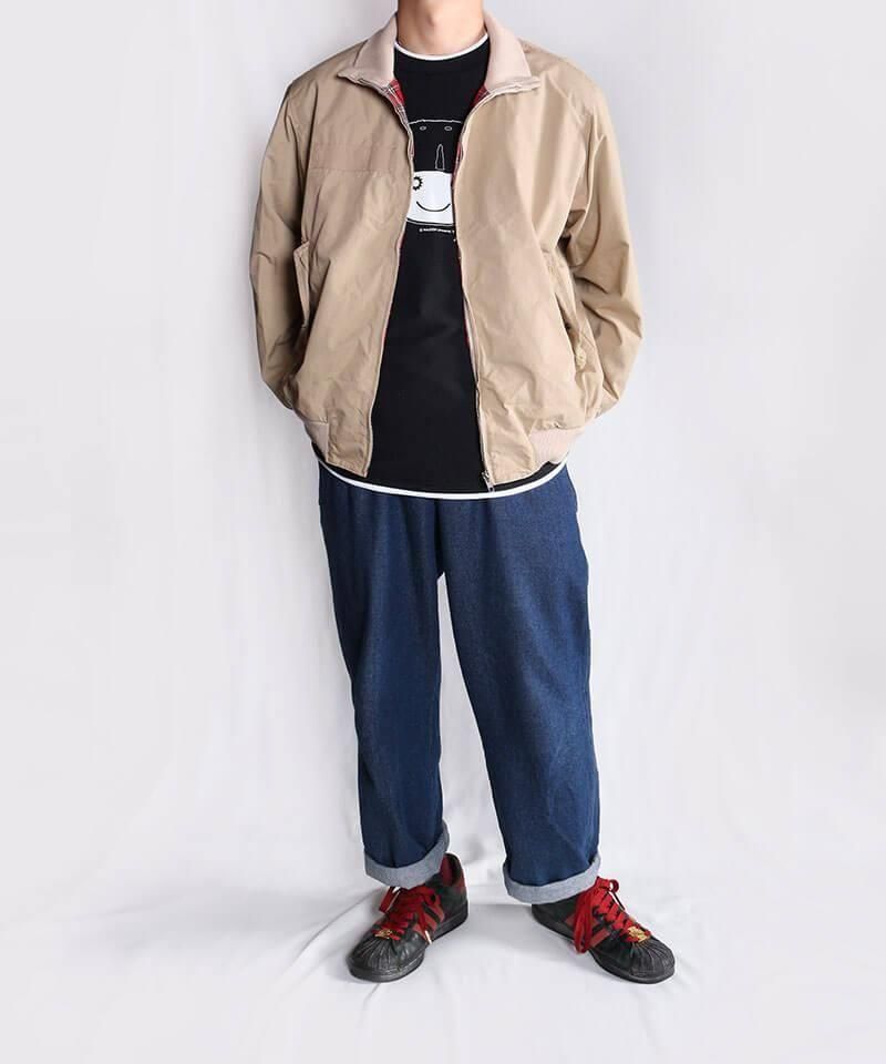 RALEIGH / ꡼RED MOTEL / åɥ⡼ƥ áLa-Dee-Da, La-Dee-Da HARRINGTON JACKET (SAND BEIGE x RED TARTAN)ʲ12