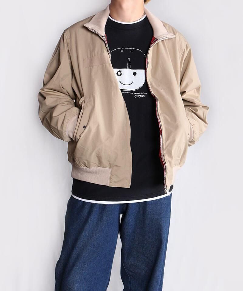 RALEIGH / ꡼RED MOTEL / åɥ⡼ƥ áLa-Dee-Da, La-Dee-Da HARRINGTON JACKET (SAND BEIGE x RED TARTAN)ʲ13