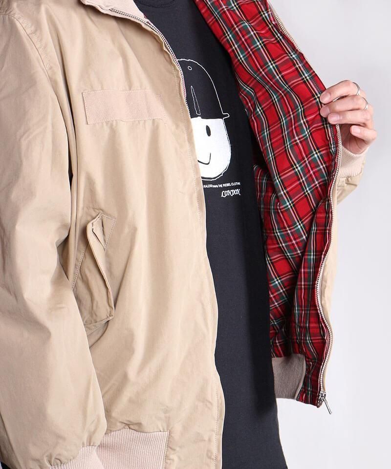 RALEIGH / ꡼RED MOTEL / åɥ⡼ƥ áLa-Dee-Da, La-Dee-Da HARRINGTON JACKET (SAND BEIGE x RED TARTAN)ʲ16