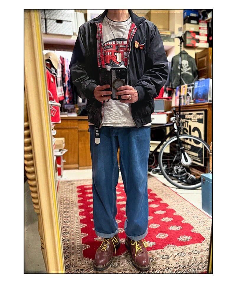 RALEIGH / ꡼RED MOTEL / åɥ⡼ƥ áLa-Dee-Da, La-Dee-Da HARRINGTON JACKET (BLACK x RED TARTAN)ʲ21