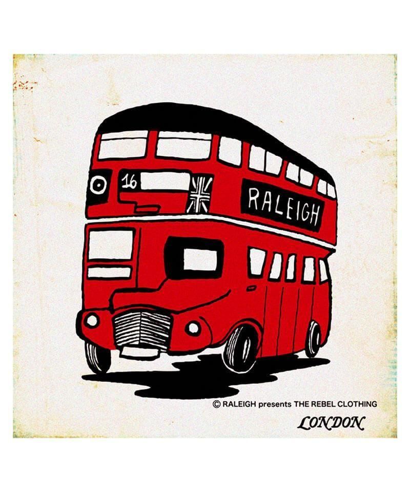 RALEIGH / ꡼RED MOTEL / åɥ⡼ƥ áLONDON SOUVENIR SHOP BOOTLEG T-SHIRTS (LONDONBUS nowhere No.16 / WH)ʲ1