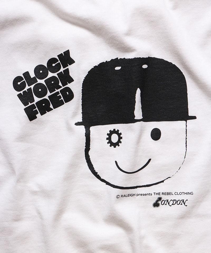 RALEIGH / ꡼RED MOTEL / åɥ⡼ƥ áLONDON SOUVENIR SHOP BOOTLEG T-SHIRTS (A CLOCKWORK FRED-KUN / WH)ʲ1