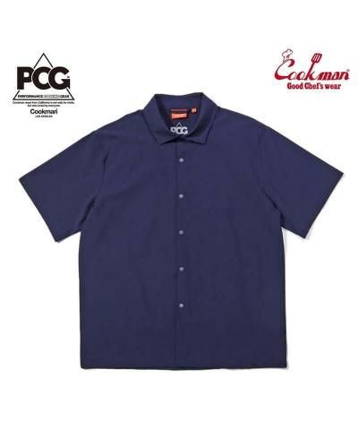COOKMAN / åޥ / WORK SHIRTS SHORT SLEEVE (LIGHT NAVY) 