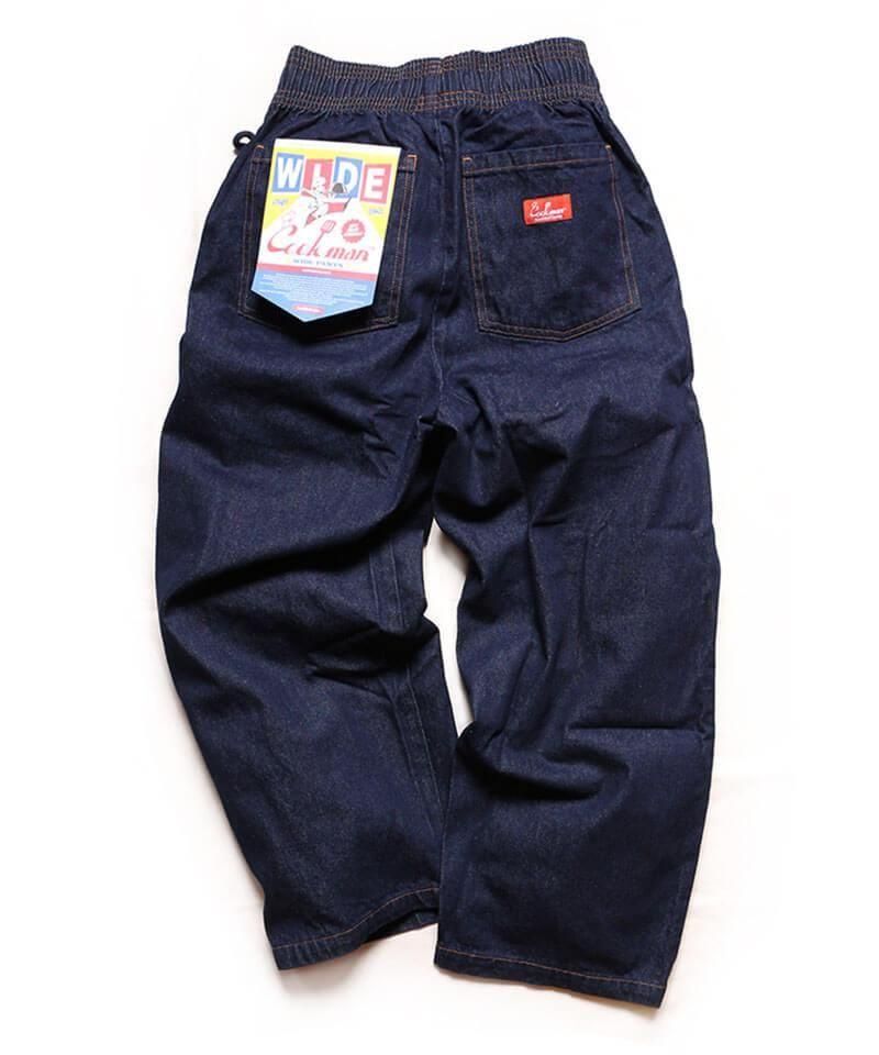 COOKMAN / åޥ  WIDE CHEF PANTS (DENIM NAVY) ʲ