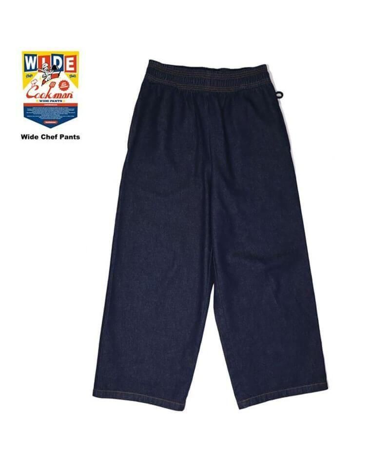 COOKMAN / åޥ WIDE CHEF PANTS (DENIM NAVY) ʲ1