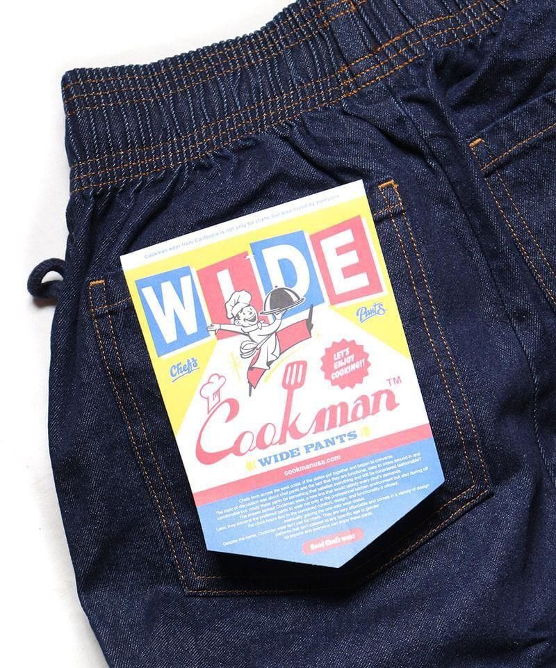 COOKMAN / åޥ WIDE CHEF PANTS (DENIM NAVY) ʲ9