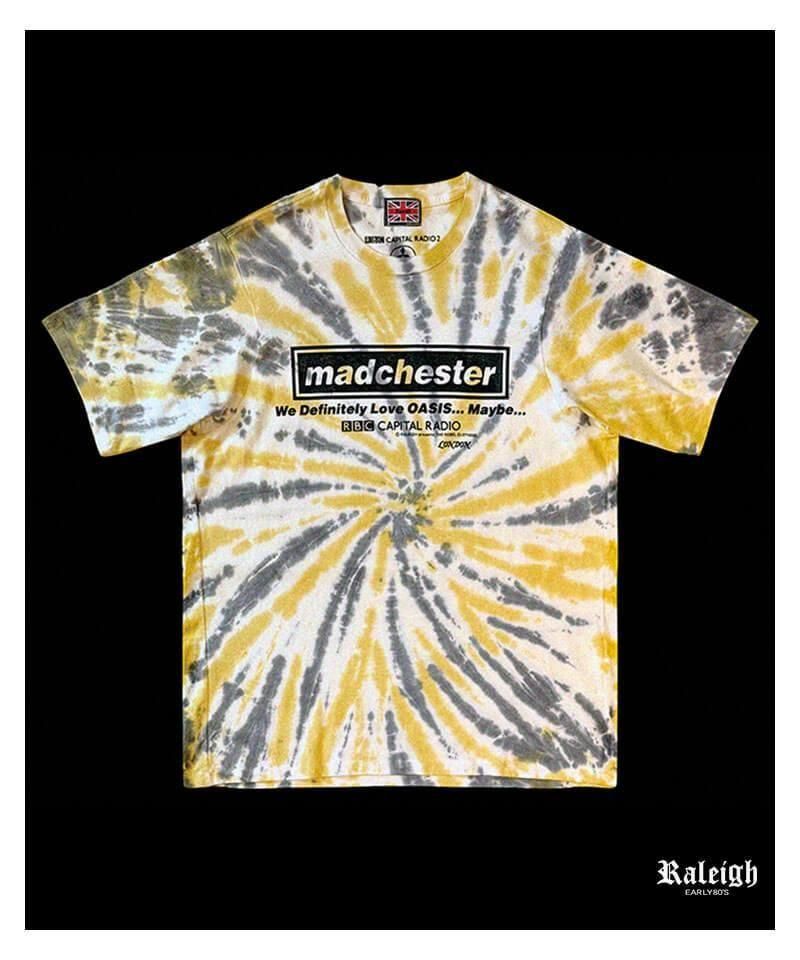 RALEIGH / ꡼RED MOTEL / åɥ⡼ƥ  Madchester – RBC Capital Radio Tie-Dye S/S T-SHIRTS (Loose Fit / YEGY)ʲ