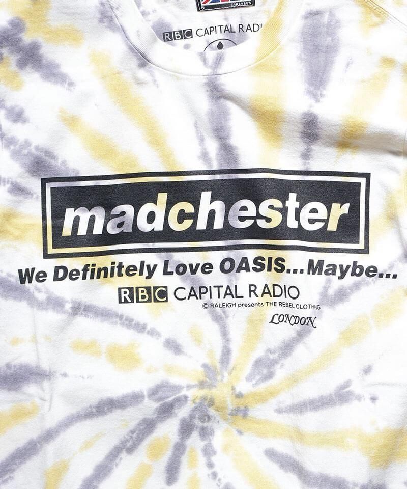 RALEIGH / ꡼RED MOTEL / åɥ⡼ƥ áMadchester – RBC Capital Radio Tie-Dye S/S T-SHIRTS (Loose Fit / YEGY)ʲ2