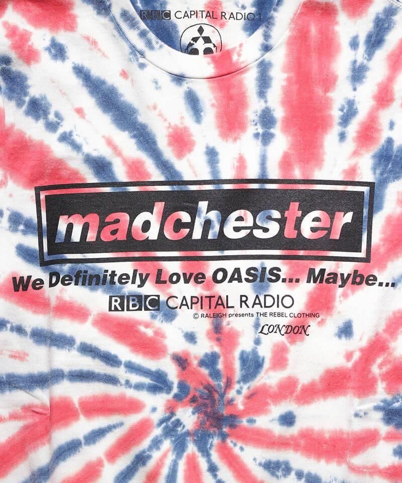 RALEIGH / ꡼RED MOTEL / åɥ⡼ƥ áMadchester – RBC Capital Radio Tie-Dye S/S T-SHIRTS (Loose Fit / RDBL)ʲ2