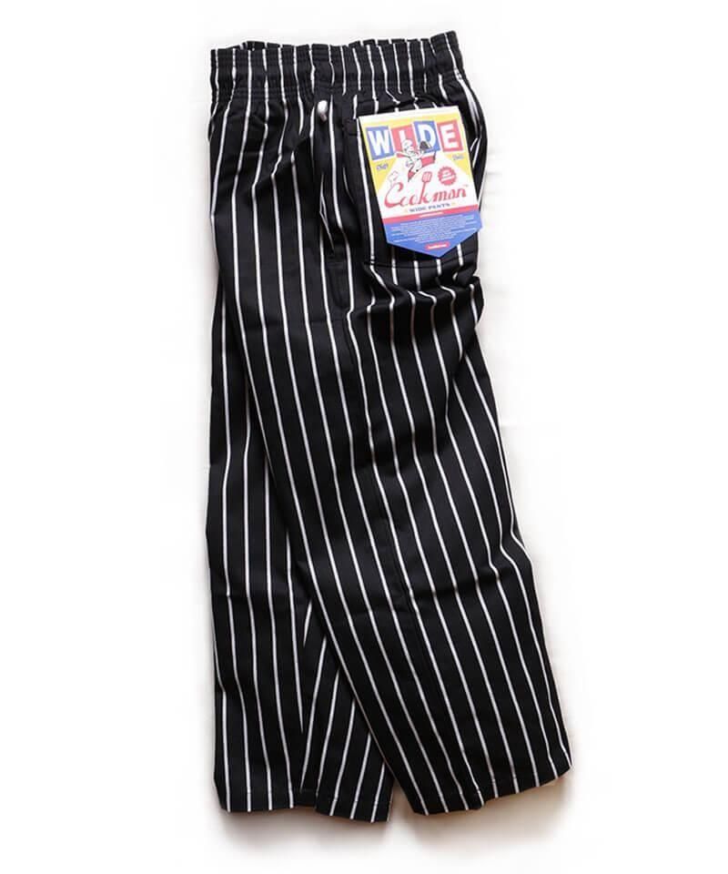 COOKMAN / åޥ WIDE CHEF PANTS (STRIPE BLACK)  
ʲ1