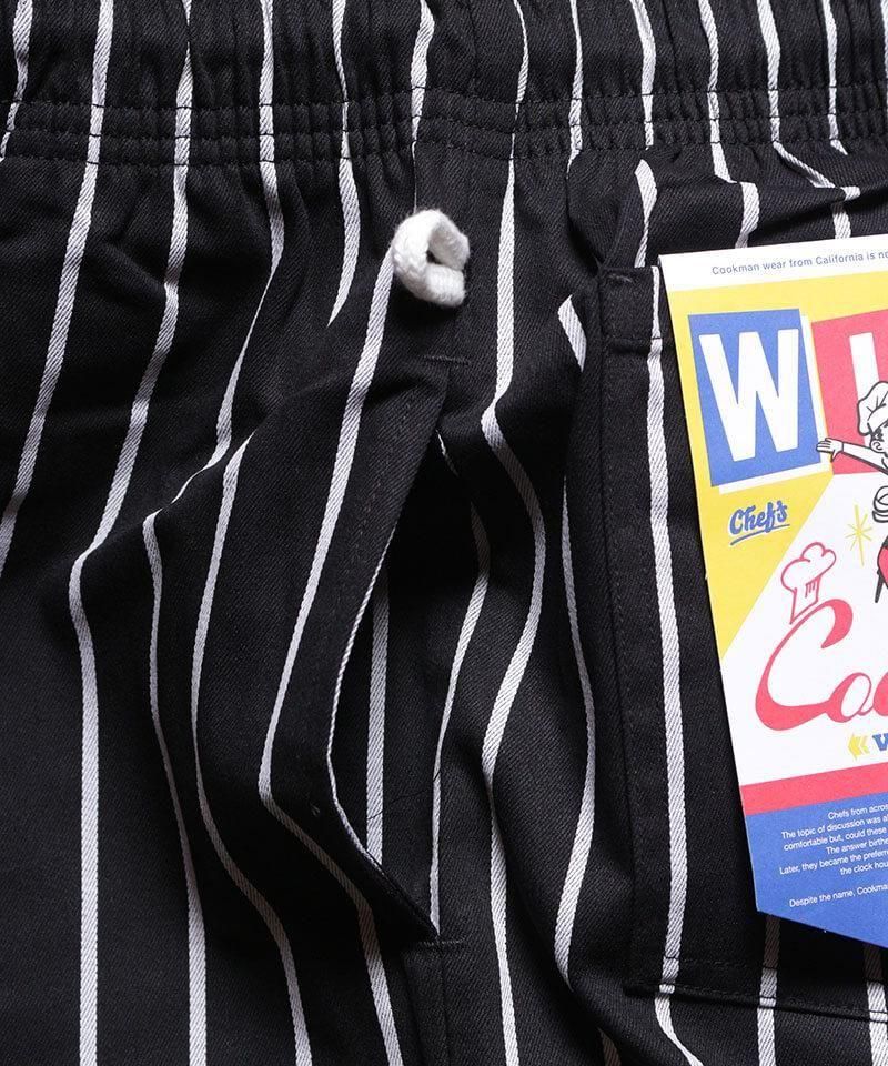 COOKMAN / åޥ WIDE CHEF PANTS (STRIPE BLACK)  
ʲ12