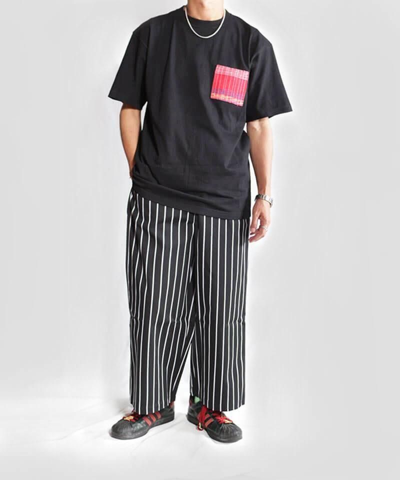 COOKMAN / åޥ WIDE CHEF PANTS (STRIPE BLACK)  
ʲ5