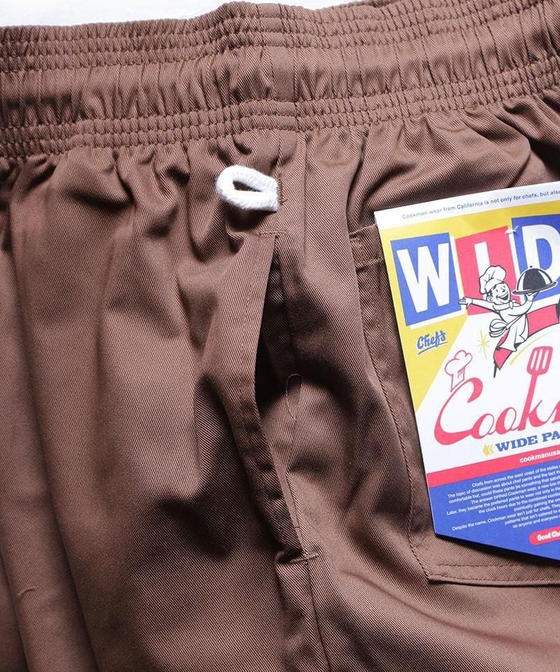 COOKMAN / åޥ WIDE CHEF PANTS (CHOCOLATE)  
ʲ11
