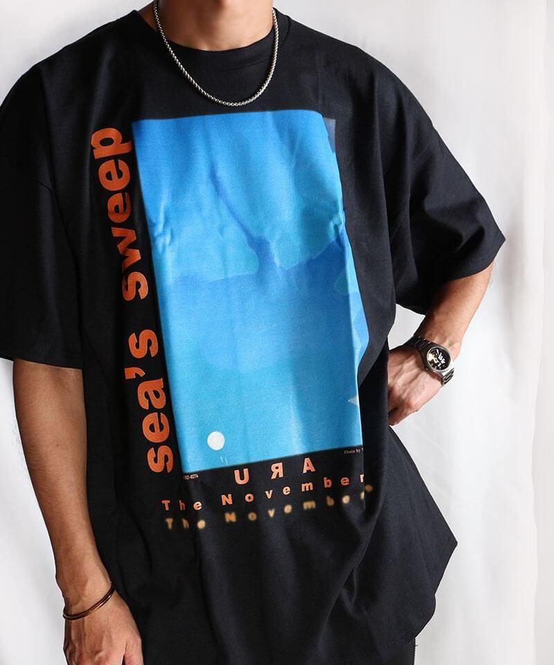 Official Artist Goods / ХTʤ THE NOVEMBERS / MERZ11inch Vinyl Side A seas sweep T-shirt (MERZ-0274 / SIDEMILITIA inc. lim) ʲ13