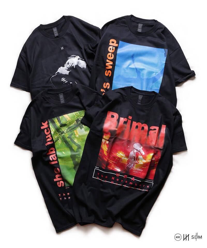 Official Artist Goods / ХTʤ THE NOVEMBERS / MERZ11inch Vinyl Side A seas sweep T-shirt (MERZ-0274 / SIDEMILITIA inc. lim) ʲ8