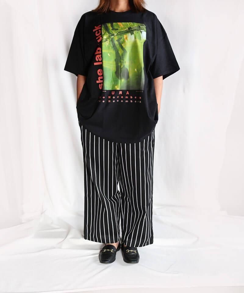 Official Artist Goods / ХTʤ THE NOVEMBERS / MERZ11inch Vinyl Side A she lab luck T-shirt (MERZ-0274 / SIDEMILITIA inc. lim) ʲ11