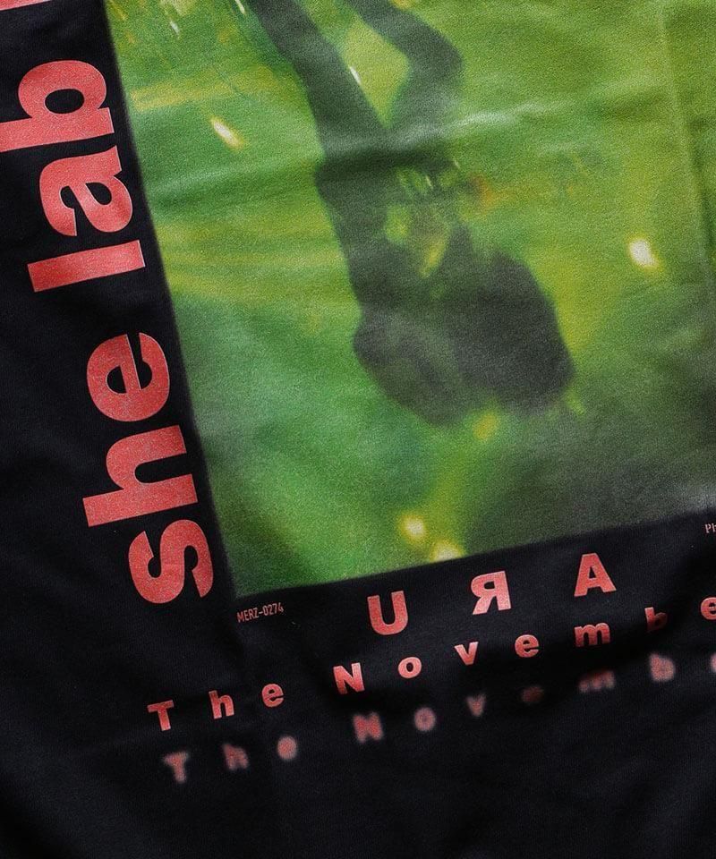 Official Artist Goods / ХTʤ THE NOVEMBERS / MERZ11inch Vinyl Side A she lab luck T-shirt (MERZ-0274 / SIDEMILITIA inc. lim) ʲ4
