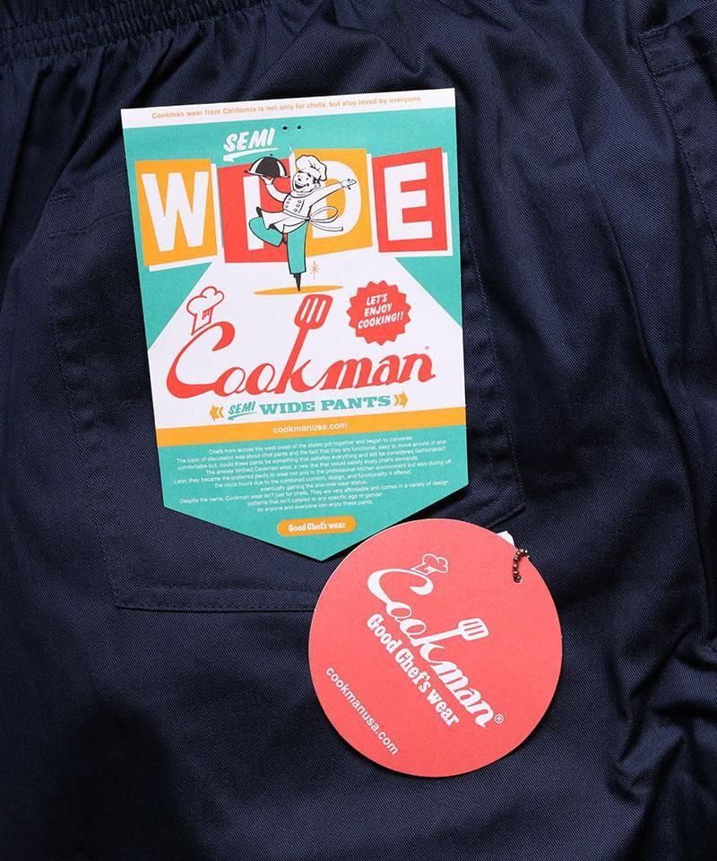 COOKMAN / åޥ CHEF PANTS SEMIWIDE (NAVY)ʲ8