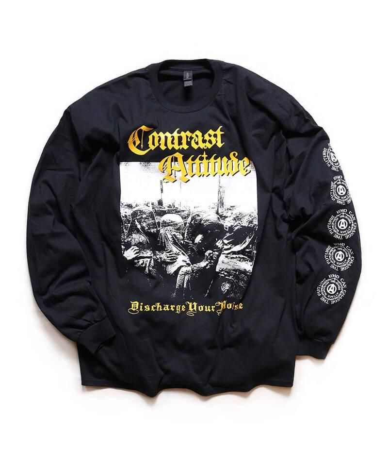 Official Artist Goods / ХTʤ  CONTRAST ATTITUDE / DISCHARGE YOUR NOISE Long Sleeve T-shirt (XXL)ʲ