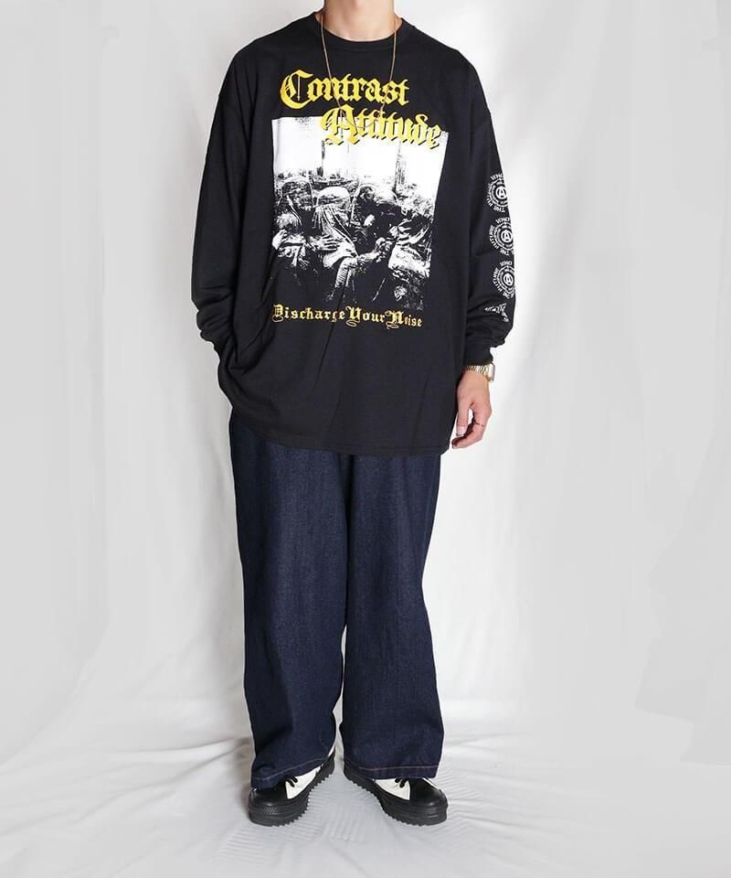 Official Artist Goods / ХTʤ CONTRAST ATTITUDE / DISCHARGE YOUR NOISE Long Sleeve T-shirt (XXL)ʲ10