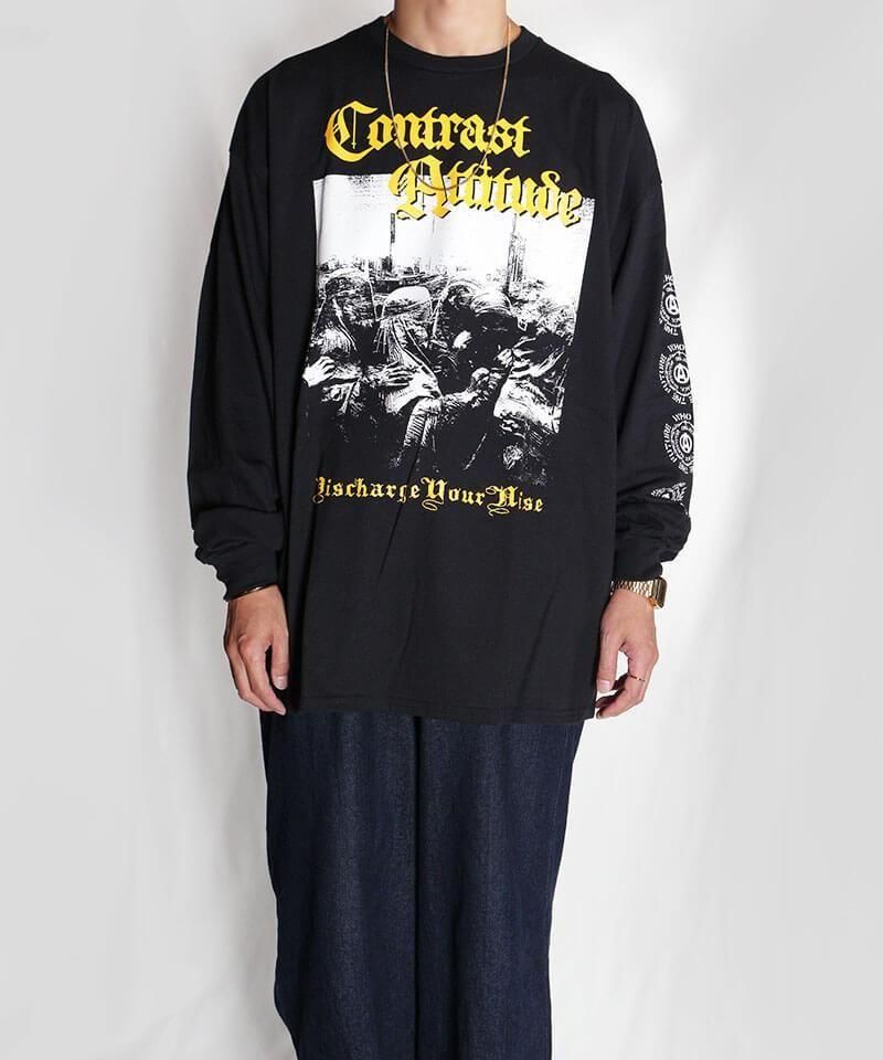 Official Artist Goods / ХTʤ CONTRAST ATTITUDE / DISCHARGE YOUR NOISE Long Sleeve T-shirt (XXL)ʲ11