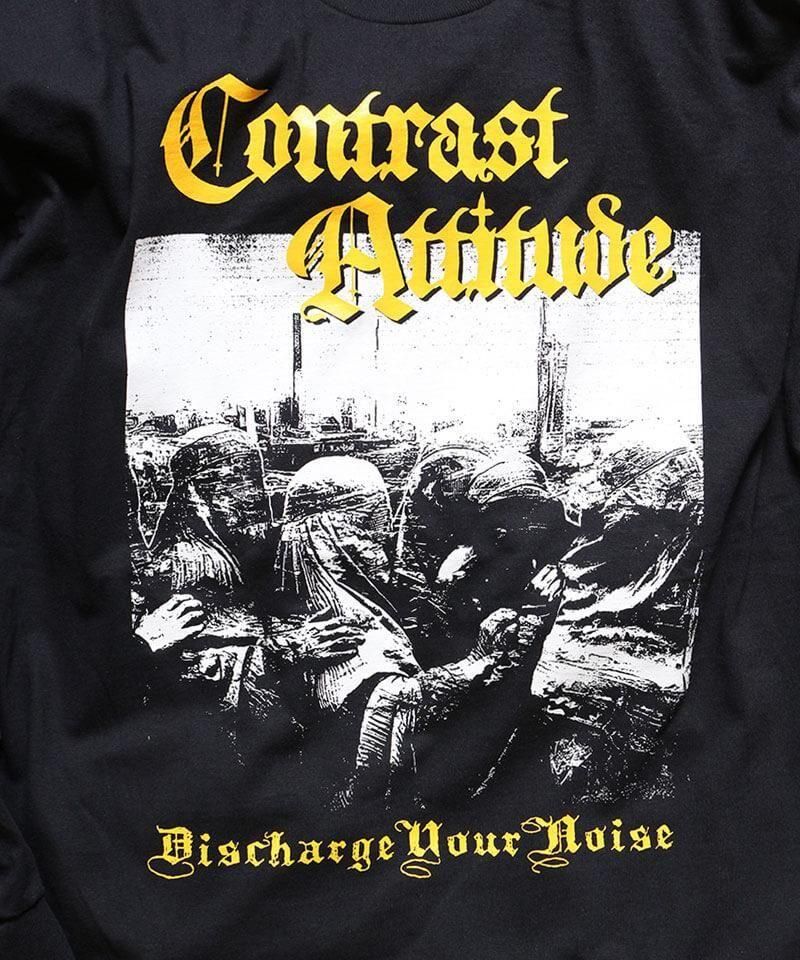 Official Artist Goods / ХTʤ CONTRAST ATTITUDE / DISCHARGE YOUR NOISE Long Sleeve T-shirt (XXL)ʲ3
