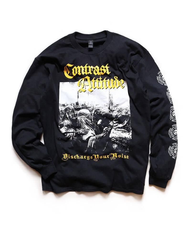 Official Artist Goods / ХTʤ  CONTRAST ATTITUDE / DISCHARGE YOUR NOISE Long Sleeve T-shirt (L~XL)ʲ