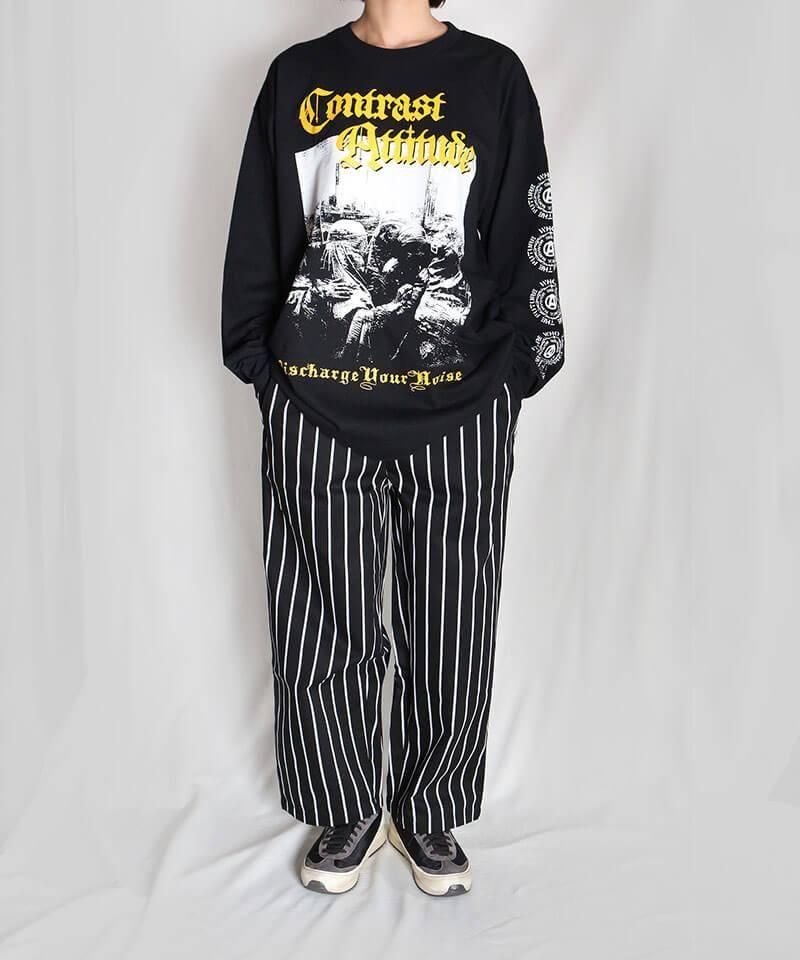 Official Artist Goods / ХTʤ CONTRAST ATTITUDE / DISCHARGE YOUR NOISE Long Sleeve T-shirt (L~XL)ʲ10