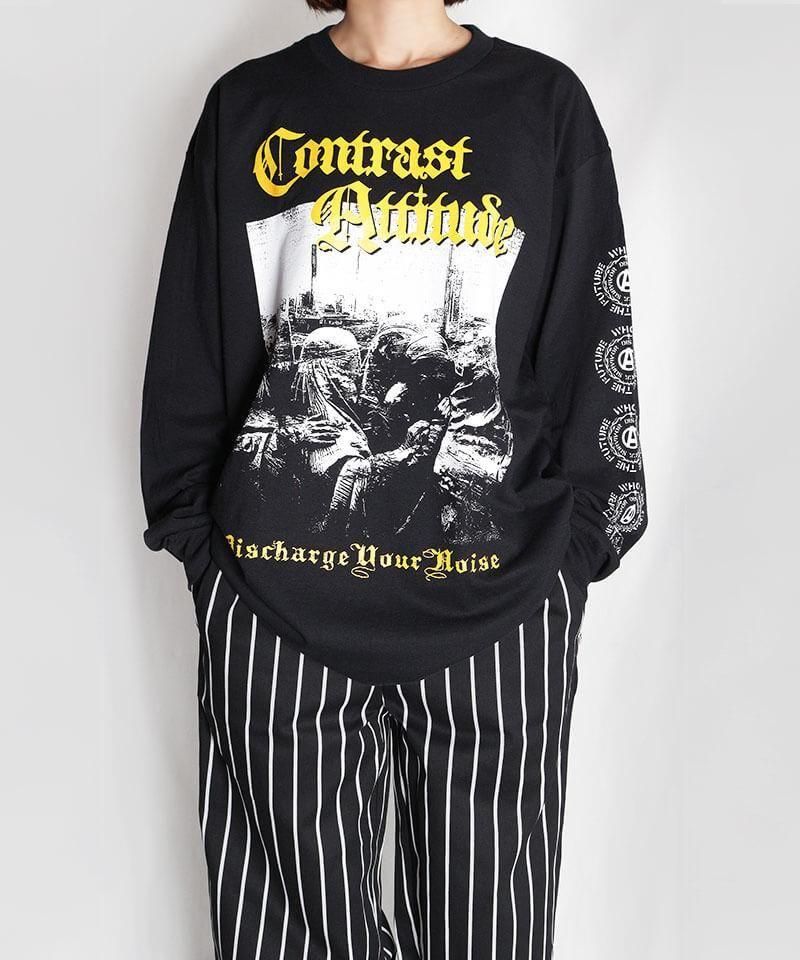 Official Artist Goods / ХTʤ CONTRAST ATTITUDE / DISCHARGE YOUR NOISE Long Sleeve T-shirt (L~XL)ʲ11