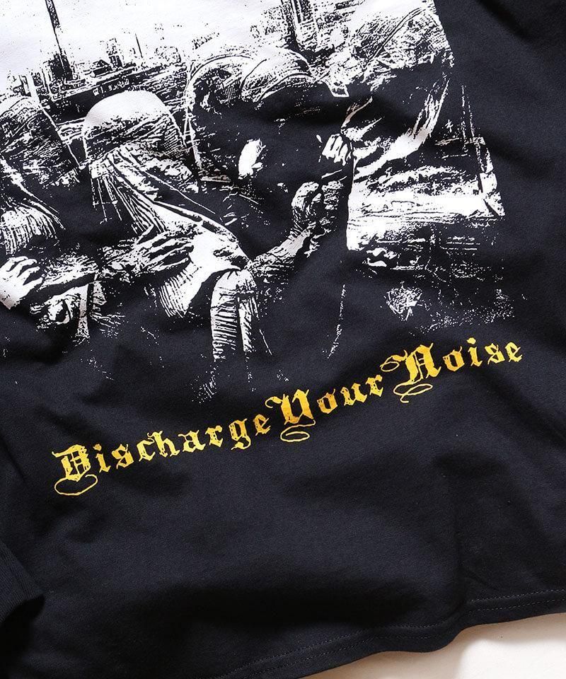 Official Artist Goods / ХTʤ CONTRAST ATTITUDE / DISCHARGE YOUR NOISE Long Sleeve T-shirt (L~XL)ʲ7