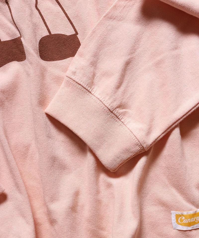 OTHER BRAND / ¾֥ Canary / ʥ꡼LARRY THE WOLF MAN LONG SLEEVE T-SHIRT (OFF PINK)ʲ3