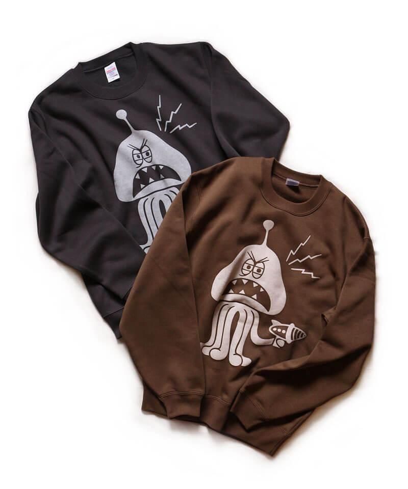 OTHER BRAND / ¾֥ Canary / ʥ꡼MARTIAN JOHNNY CREW NECK SWEAT (DARK BROWN)ʲ5