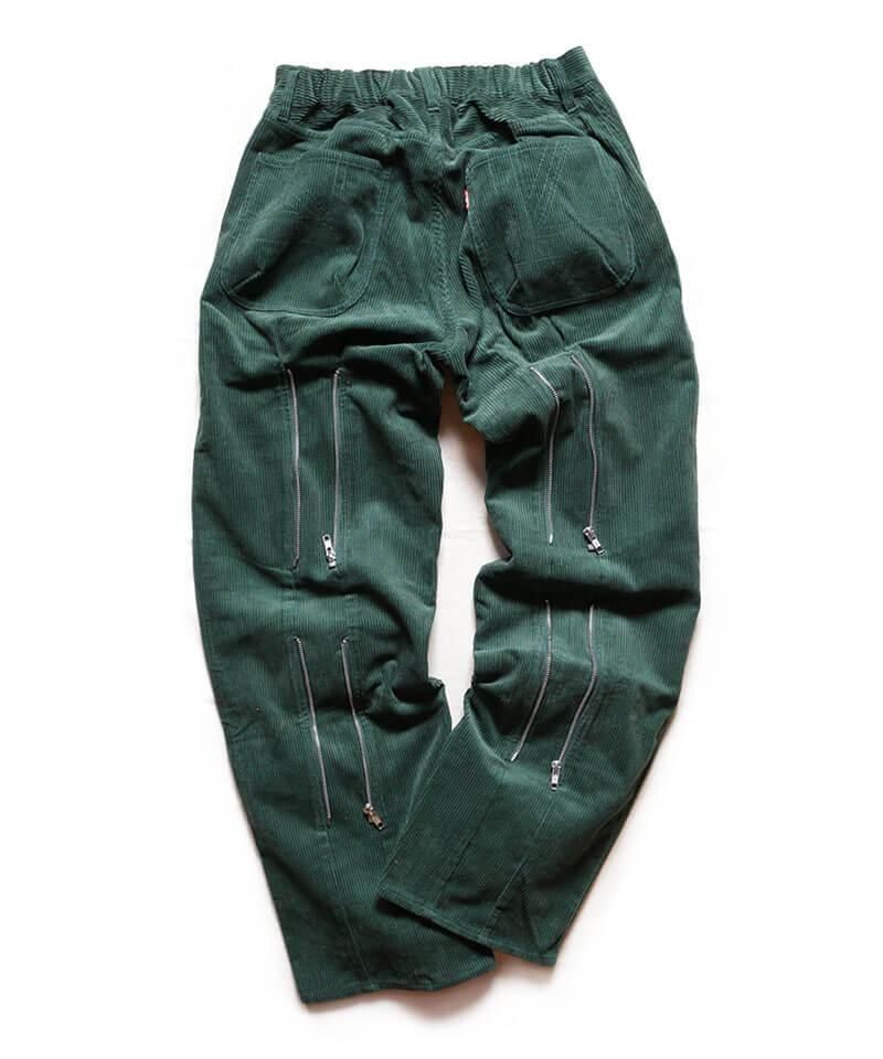 RALEIGH / ꡼RED MOTEL / åɥ⡼ƥ  A.K.A.  CORDUROY BONDAGE TROUSERS (Wide TaperedDEEP GREEN)ʲ