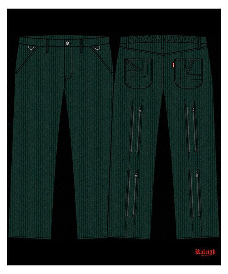 RALEIGH / ꡼RED MOTEL / åɥ⡼ƥ áA.K.A.  CORDUROY BONDAGE TROUSERS (Wide TaperedDEEP GREEN)ʲ1