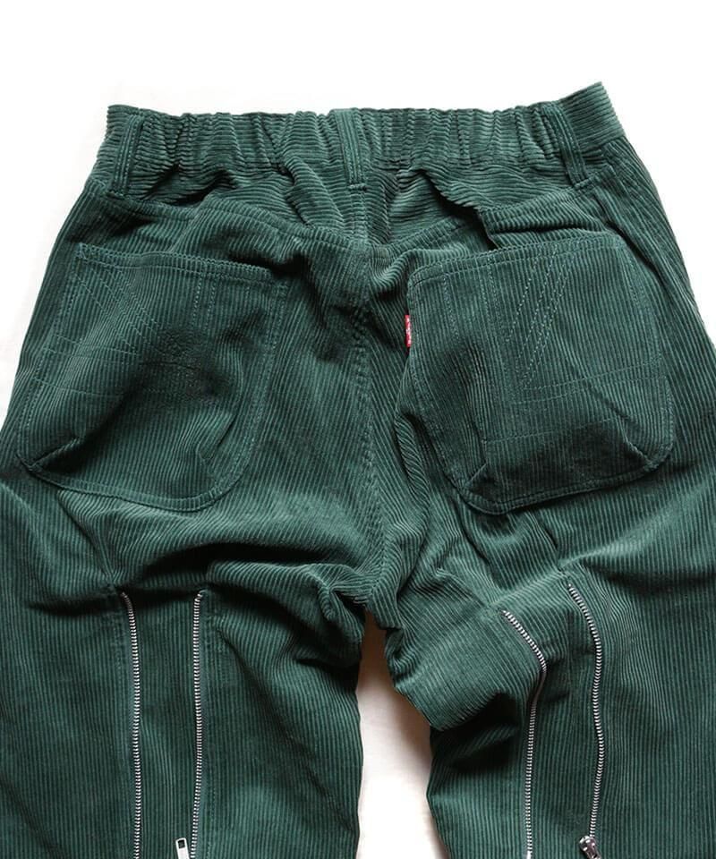 RALEIGH / ꡼RED MOTEL / åɥ⡼ƥ áA.K.A.  CORDUROY BONDAGE TROUSERS (Wide TaperedDEEP GREEN)ʲ4