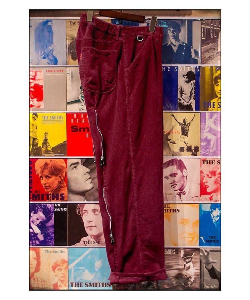 RALEIGH / ꡼RED MOTEL / åɥ⡼ƥ áA.K.A.  CORDUROY BONDAGE TROUSERS (Wide TaperedBURGUNDY)ʲ17