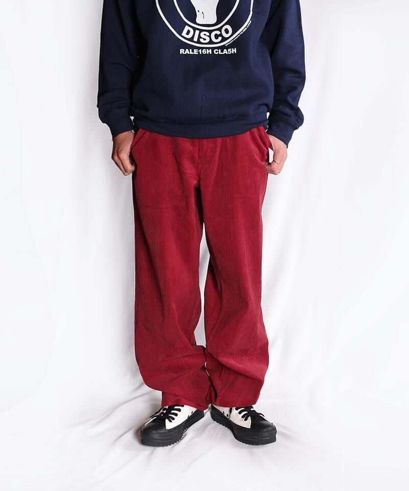 RALEIGH / ꡼RED MOTEL / åɥ⡼ƥ áA.K.A.  CORDUROY BONDAGE TROUSERS (Wide TaperedBURGUNDY)ʲ20